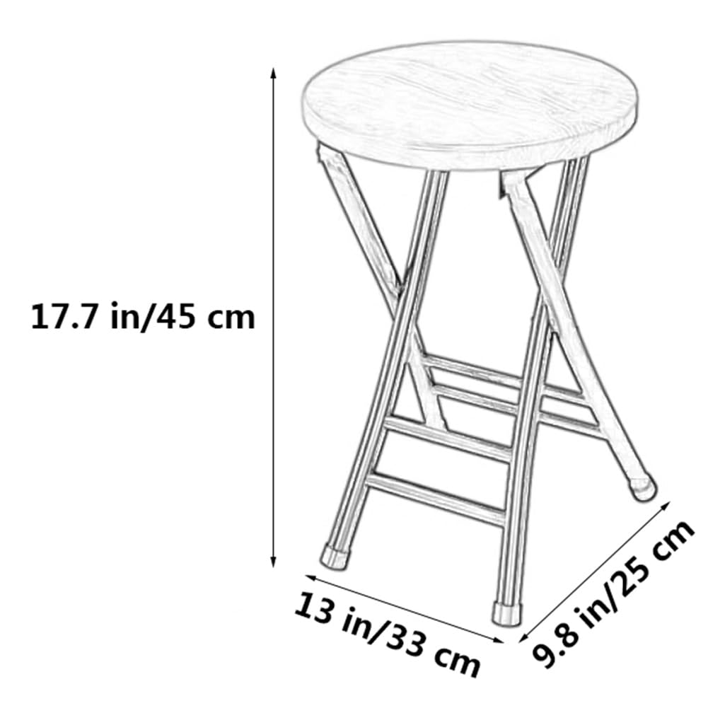 18 Inch Portable Folding Stool Y363