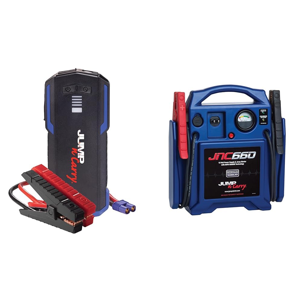 12 Volt Lithium Jump Starter and 1700 Peak Amp Jump Starter E635
