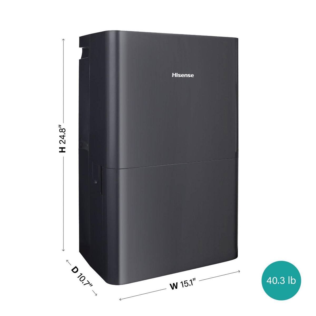 50-Pint Portable Dehumidifier with Built-In Pump I538279
