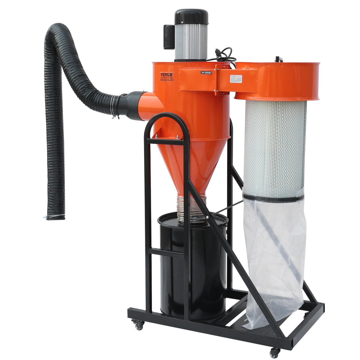 2 HP Portable Dust Collector with 39 Gallon Collection Bag Z911567
