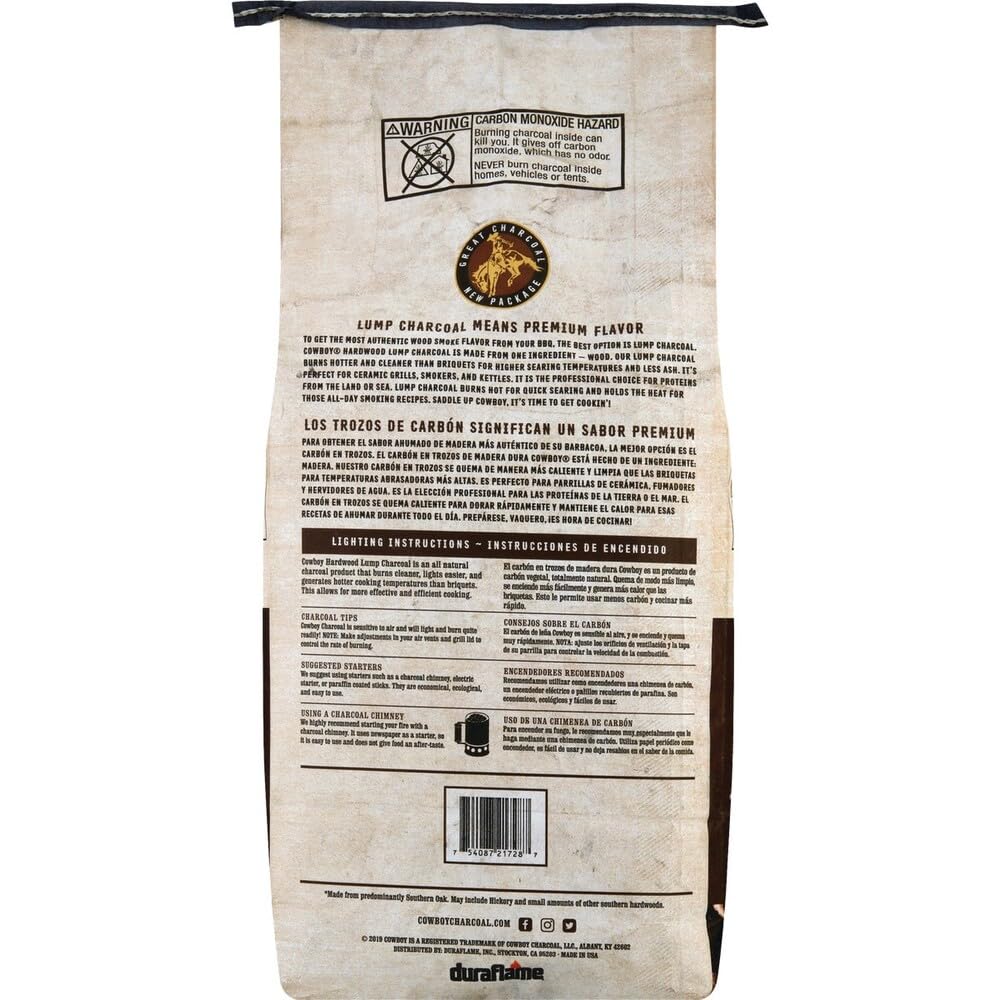 Hardwood Lump Charcoal, 8 lb H653