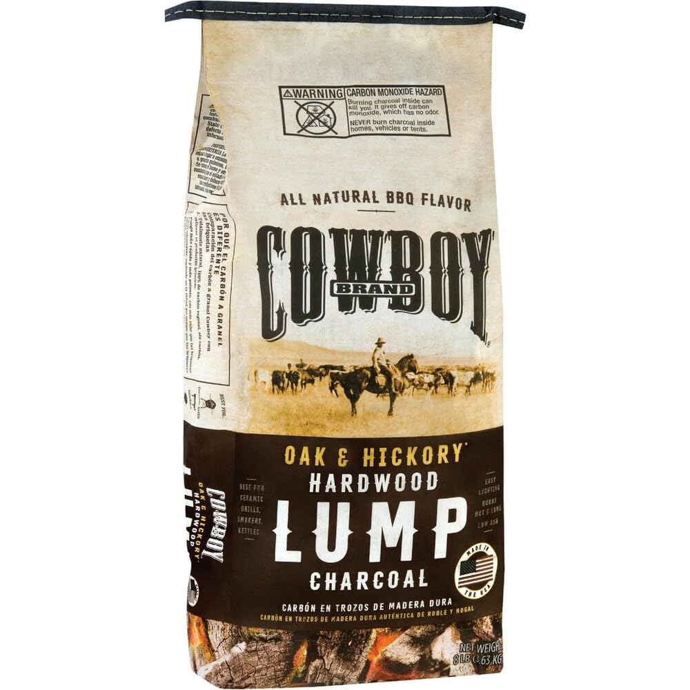 Hardwood Lump Charcoal, 8 lb H653