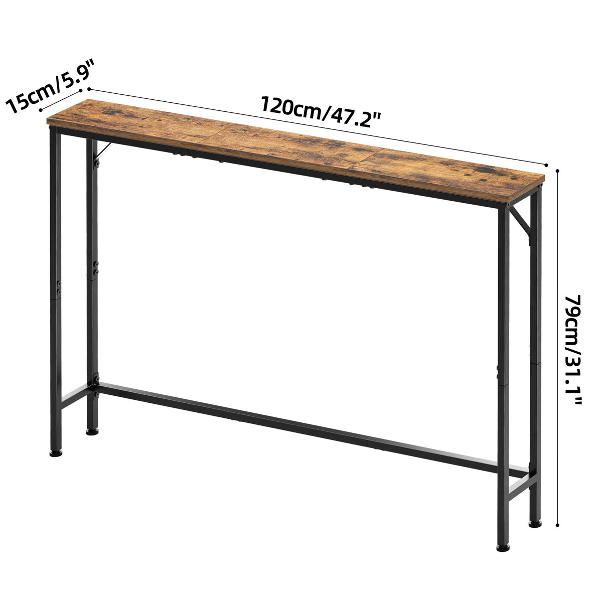 47.2" Narrow Console Table P1228