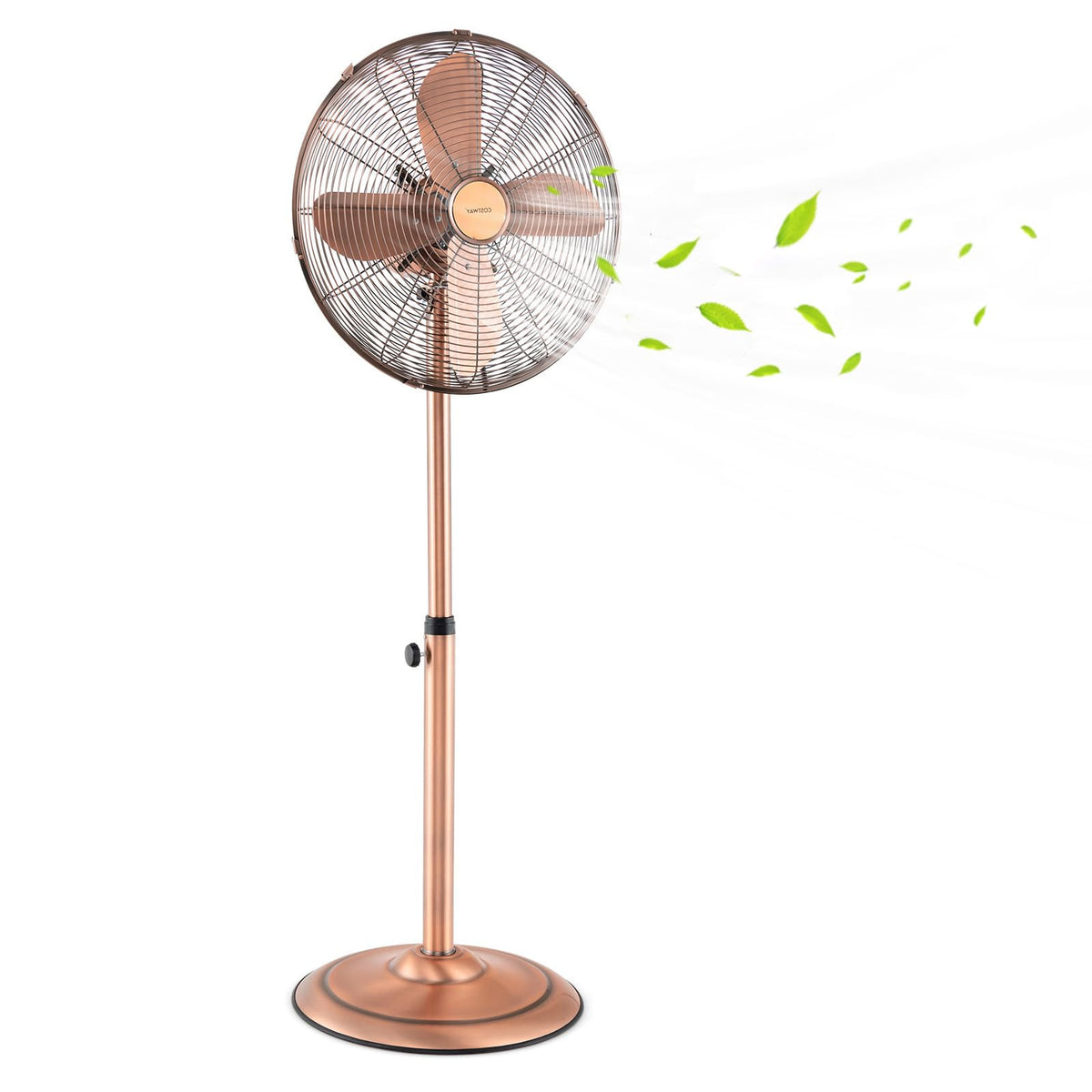16" Metal Pedestal Fan with Adjustable Height F264142