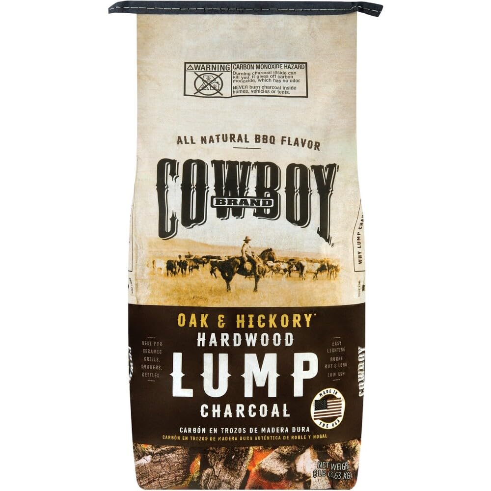 Hardwood Lump Charcoal, 8 lb H653