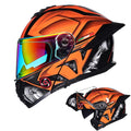 Modular Flip-Up Full Face Motorcycle Helmet with Dual Visor S58670