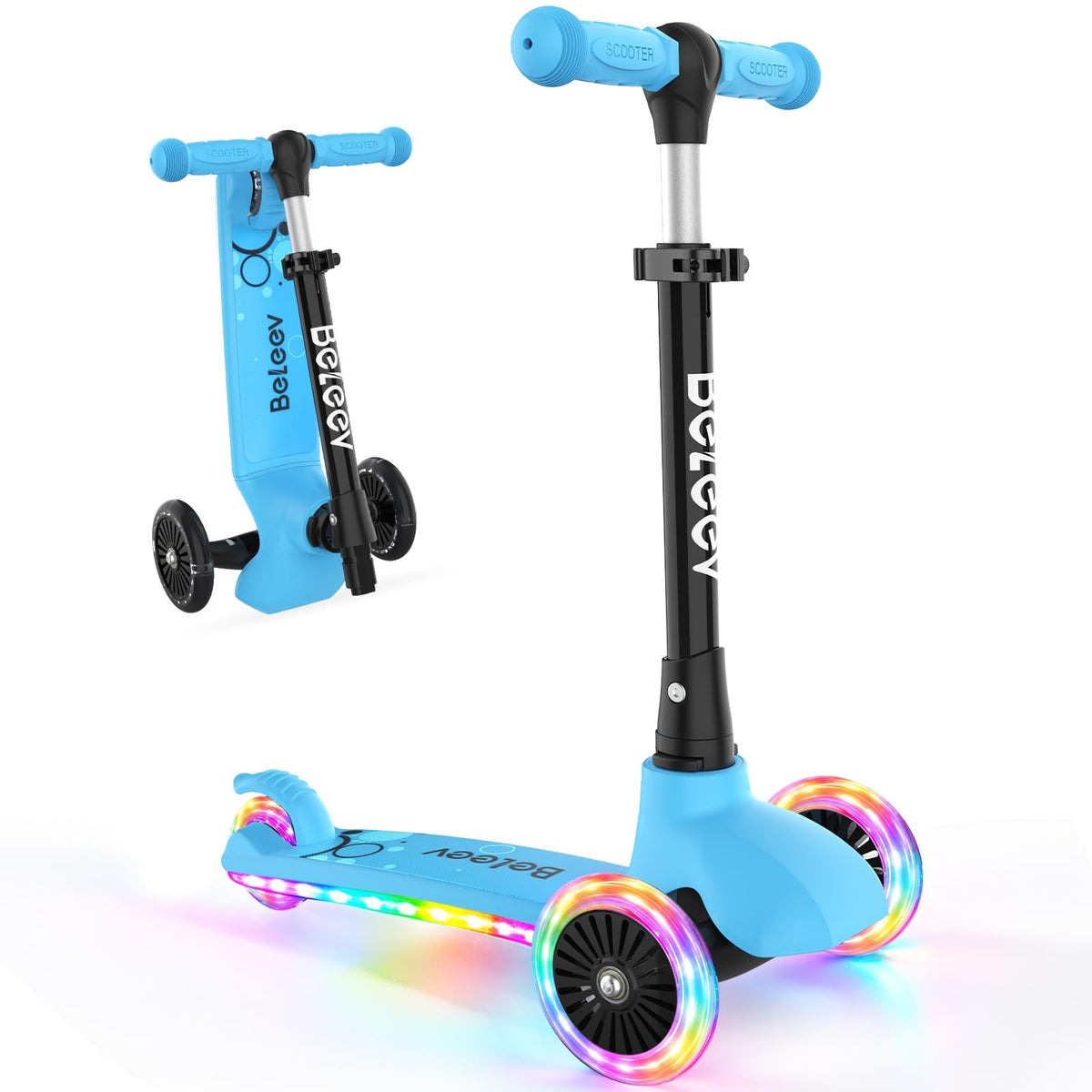 Light Up Deck & Wheels Scooter N192
