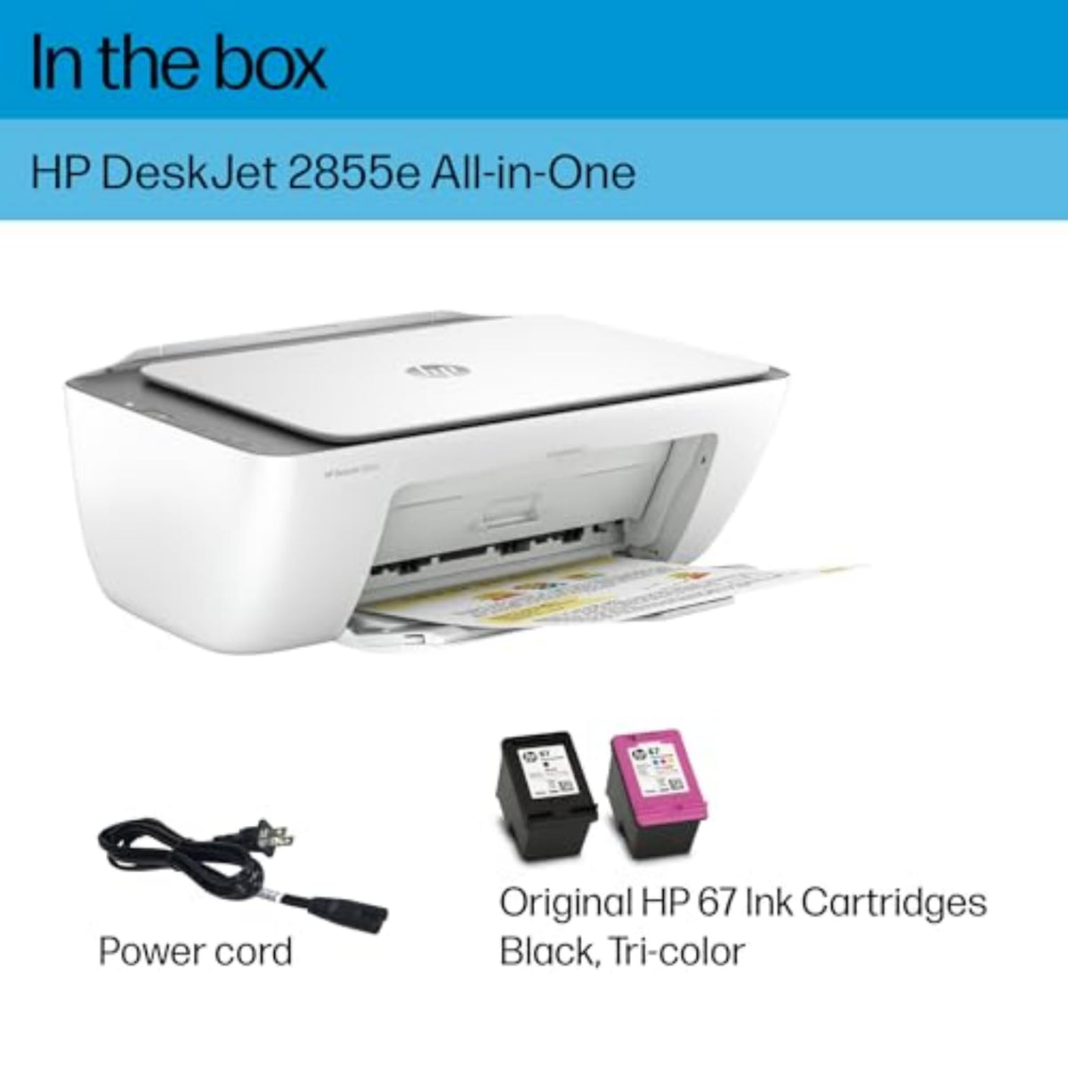 Wireless All-in-One Color Inkjet Printer, Scanner, Copier P67049