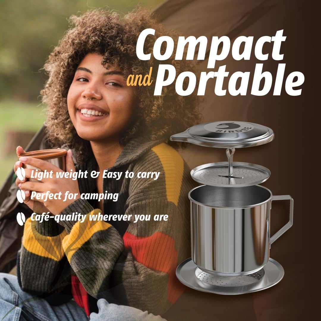 Vietnamese Coffee Dripper 12 oz Stainless Steel C391