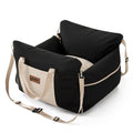 Waterproof Dog Car Seat with Safety Leash, Black K1422