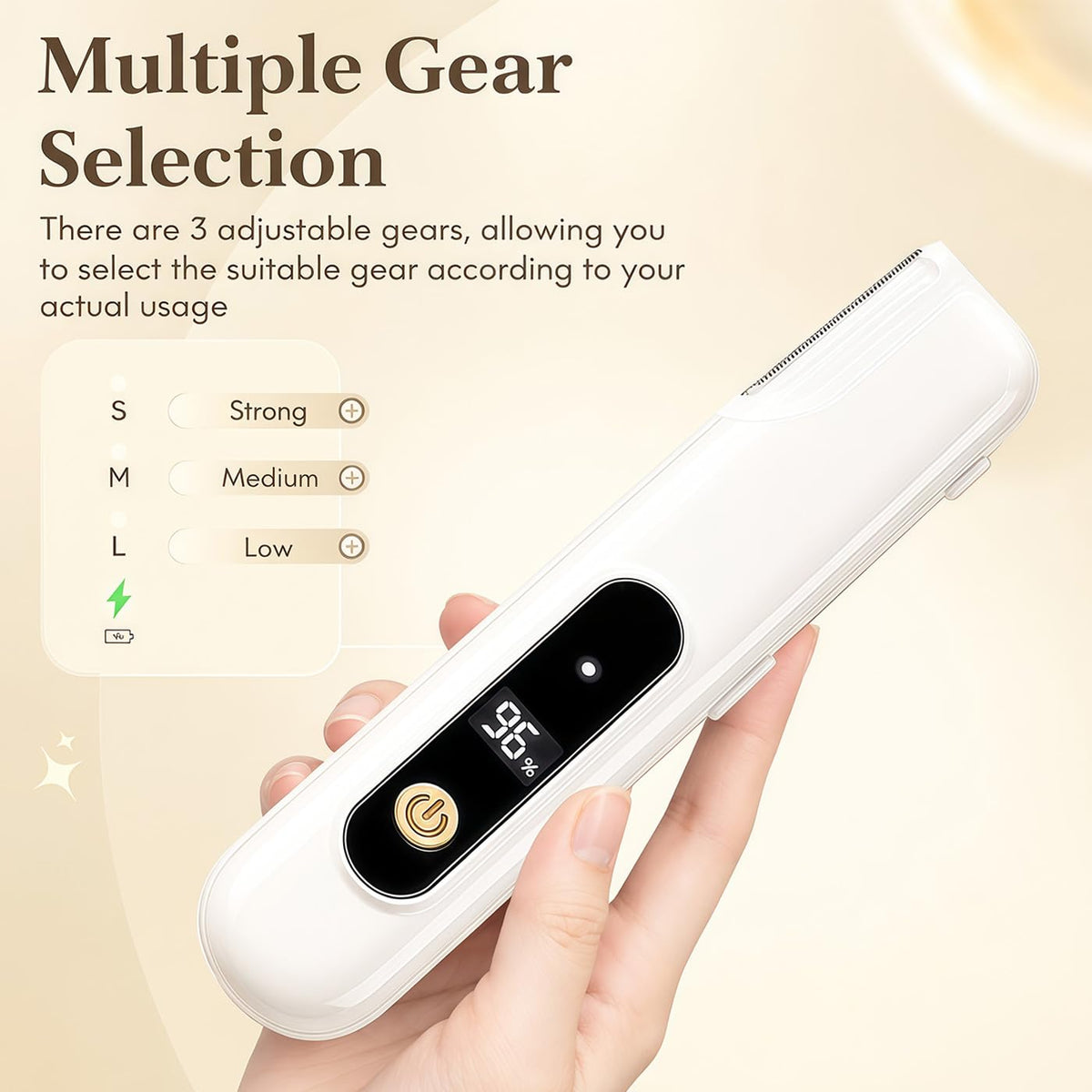 Sonic Dermaplane Razor with 5 Refill Blades B662