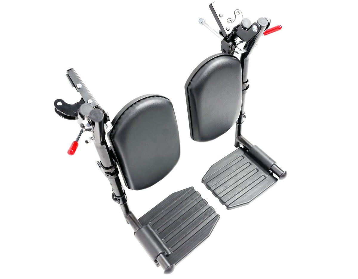 Black Padded Wheelchair Elevating Leg Rest Y6053