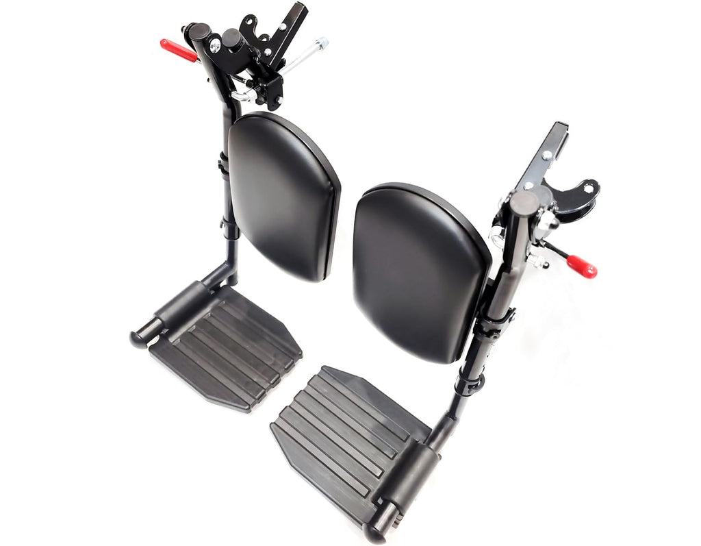 Black Padded Wheelchair Elevating Leg Rest Y6053