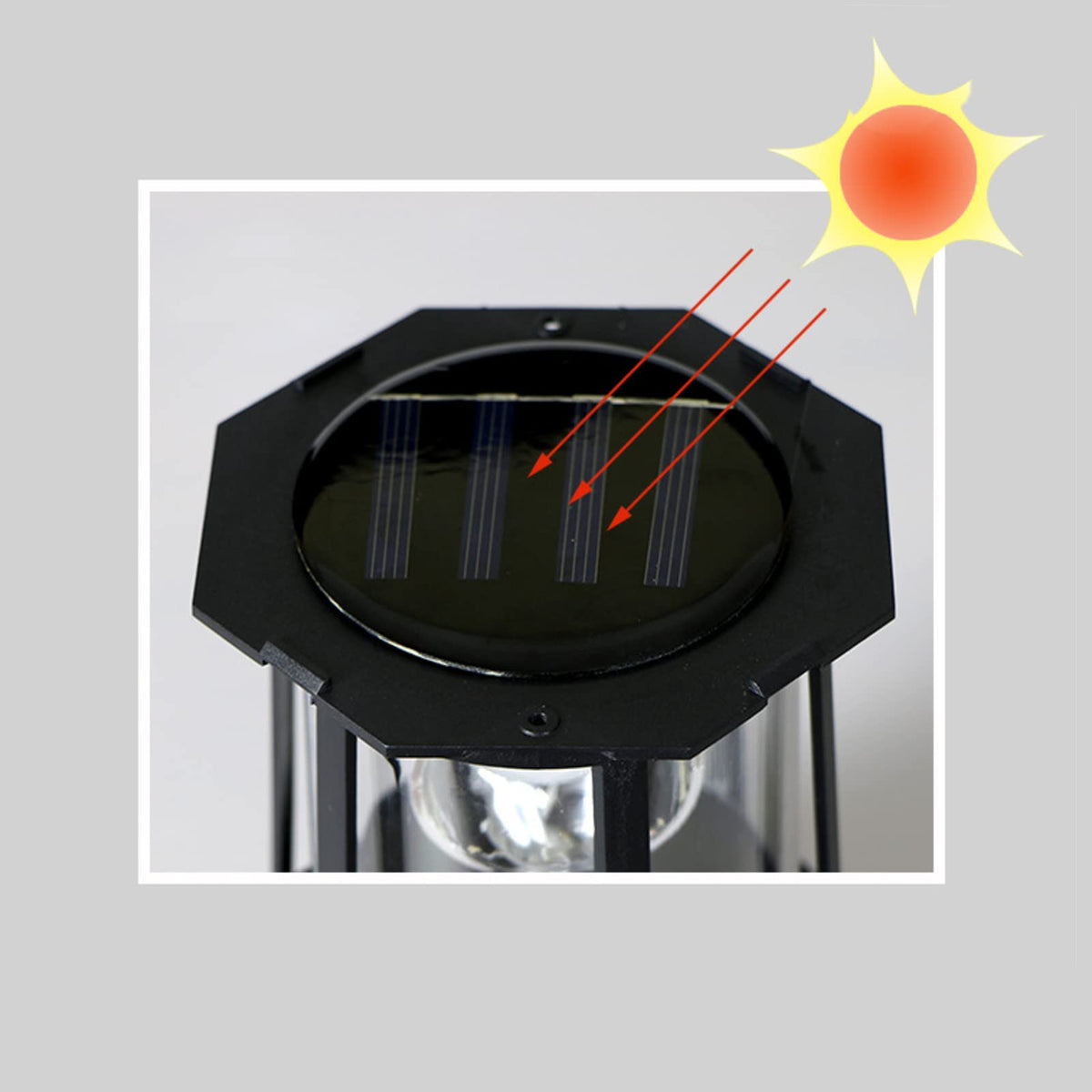 Solar Powered Lighthouse Garden Decoration R590