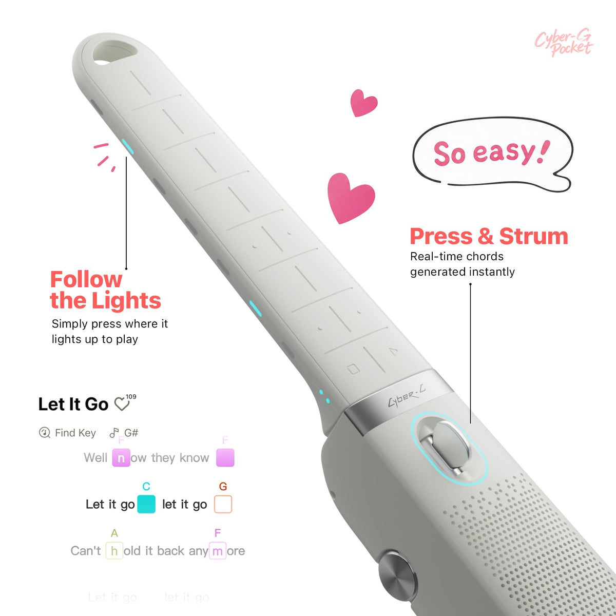 Pocket Guitar with Built-in Speaker X239785