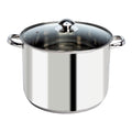 Stainless Steel 8-Quart Stock Pot with Glass Lid B96335