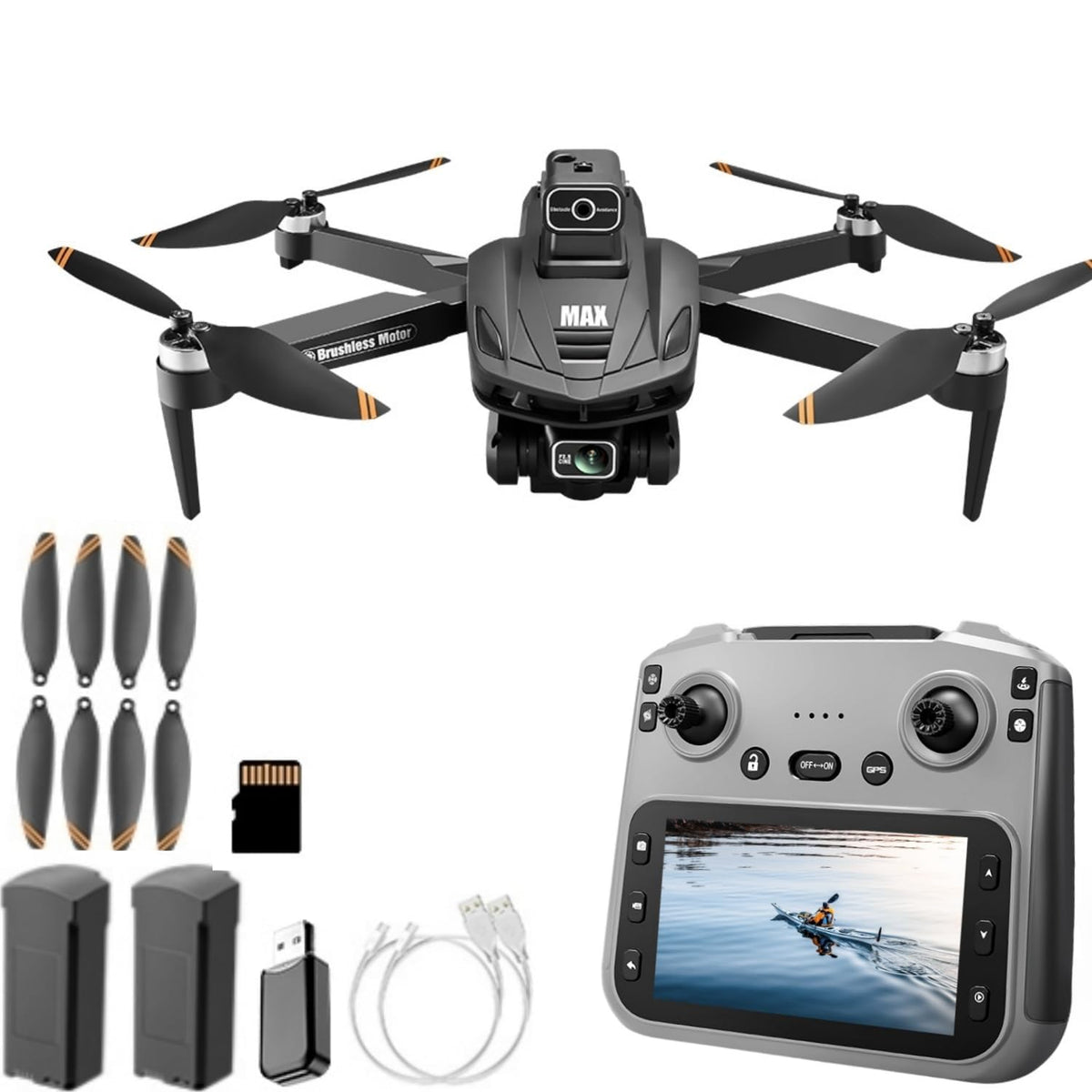 4K Camera GPS Drone with 4.5" LCD Controller B541