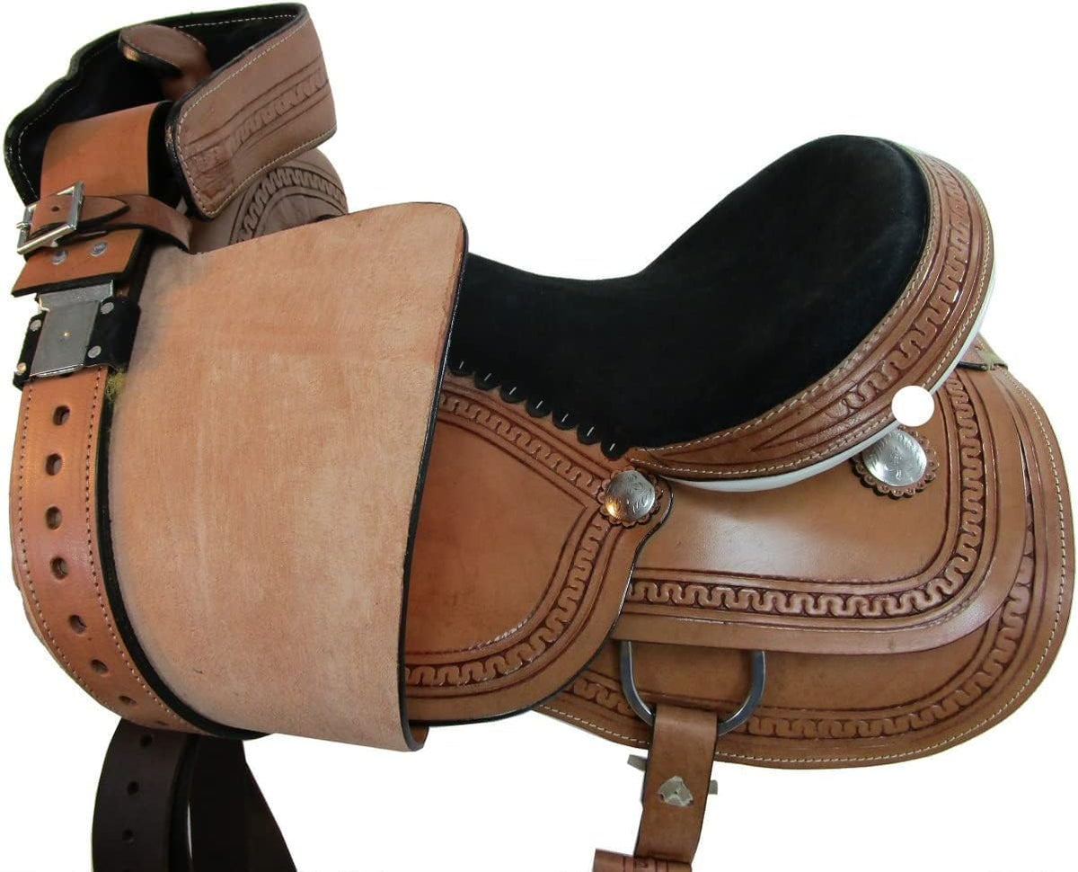 Western Leather Horse Saddle 10 to 18 Inch Seat N960