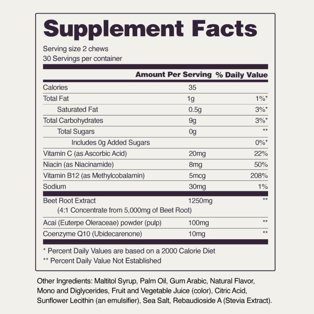 Beet Root Gummies + Soft Chews N697