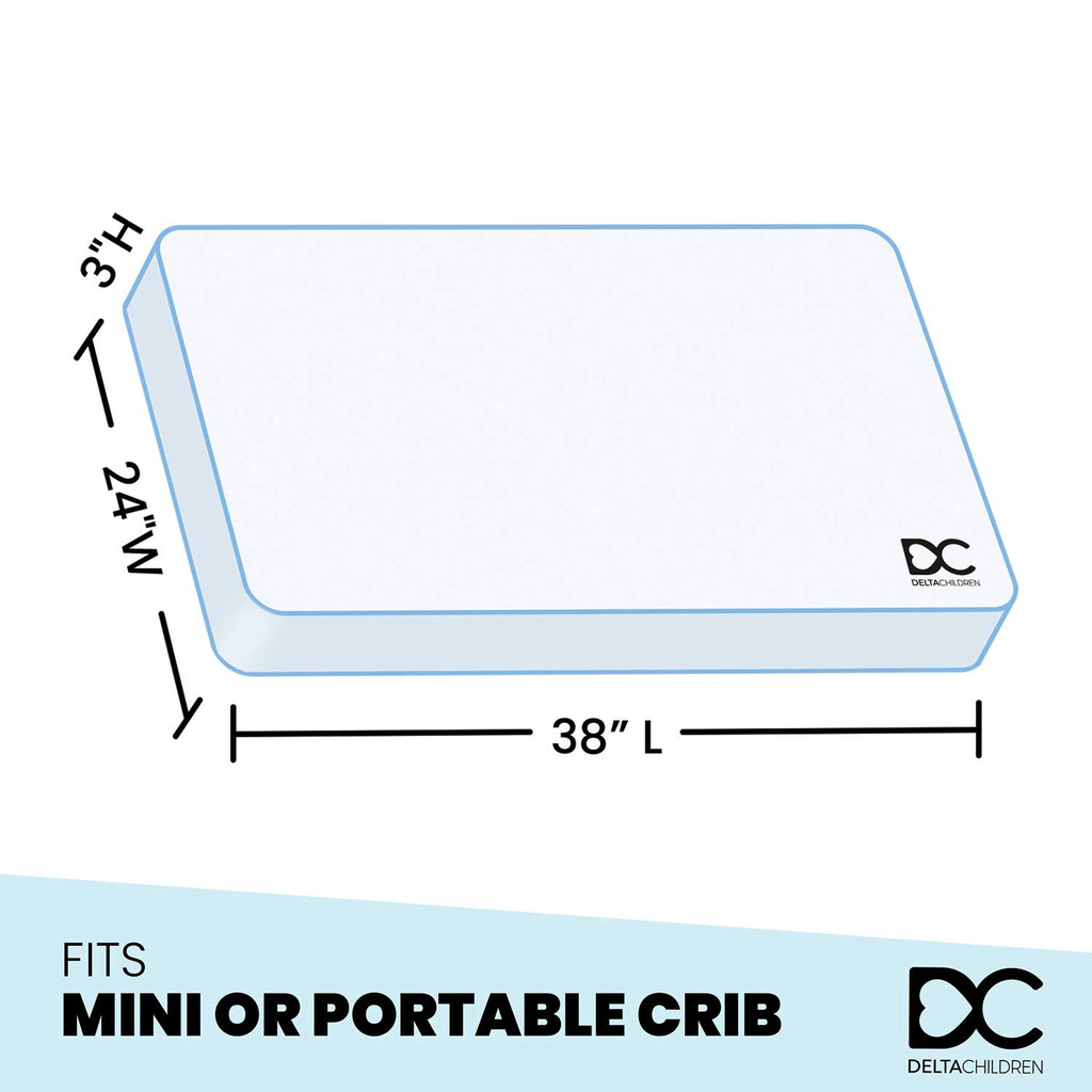 3-Inch Mini Portable Crib Mattress A907422