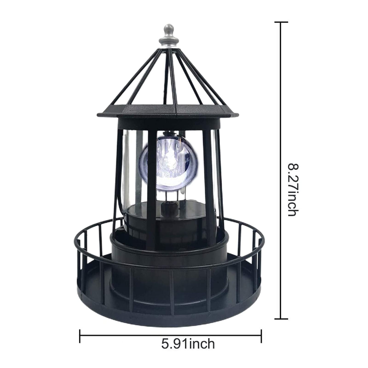 Solar Powered Lighthouse Garden Decoration R590
