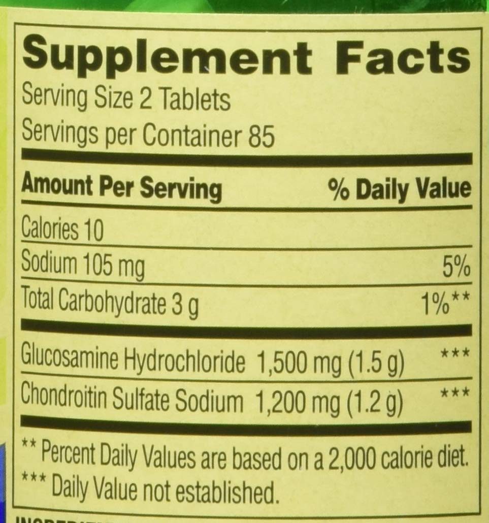 Glucosamine Chondroitin Triple Strength 340 Tablets Twin Pack P2789