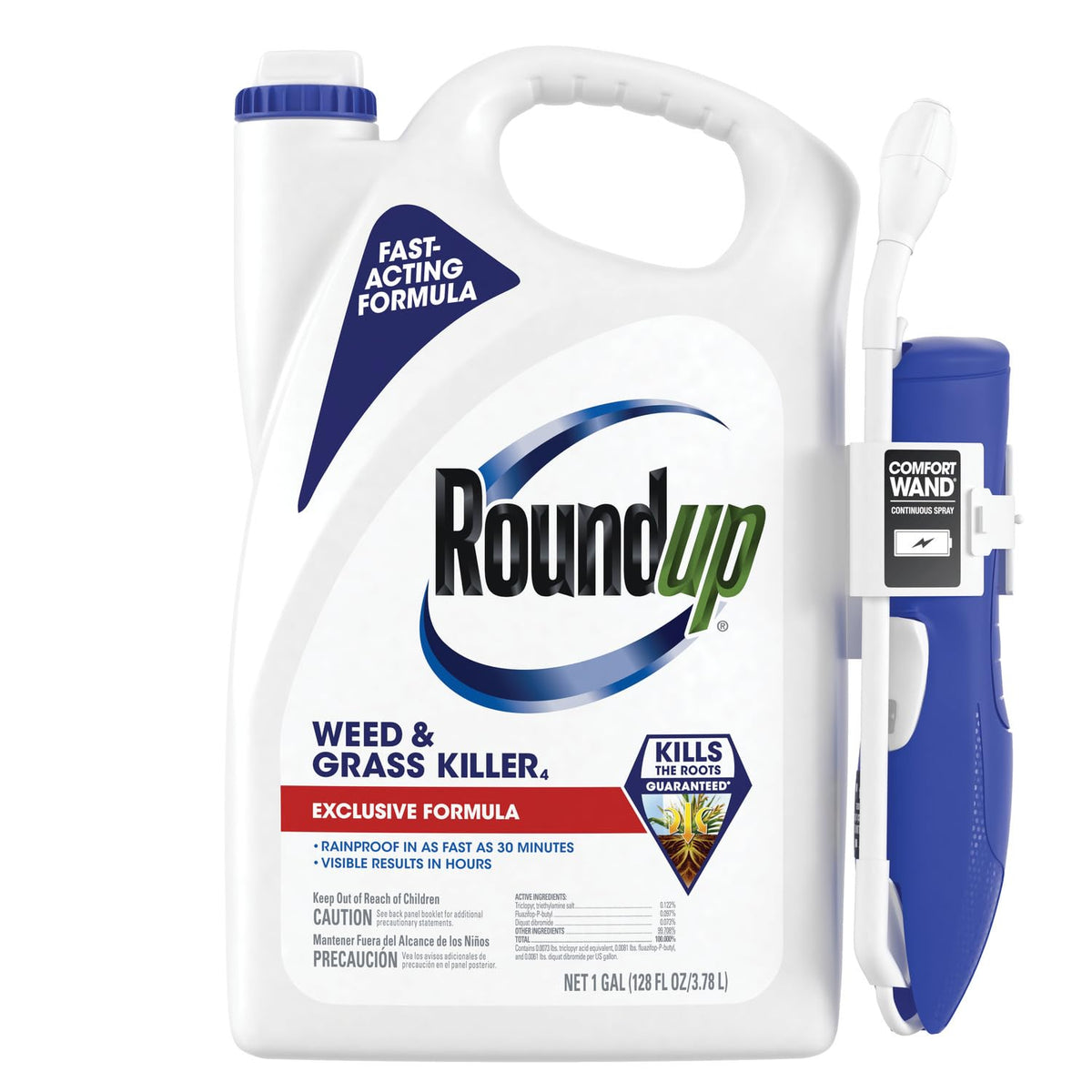Roundup Weed & Grass Killer₄ with Comfort Wand, 1 gal. Y137