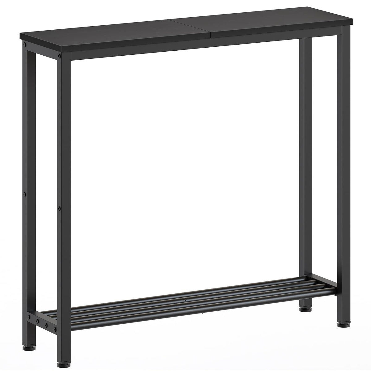Black 2-Tier Narrow Console Table G67109