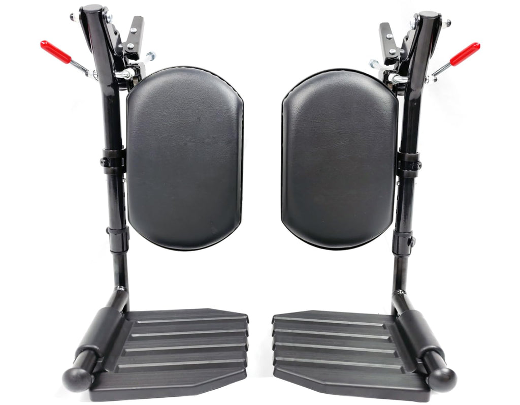 Black Padded Wheelchair Elevating Leg Rest Y6053