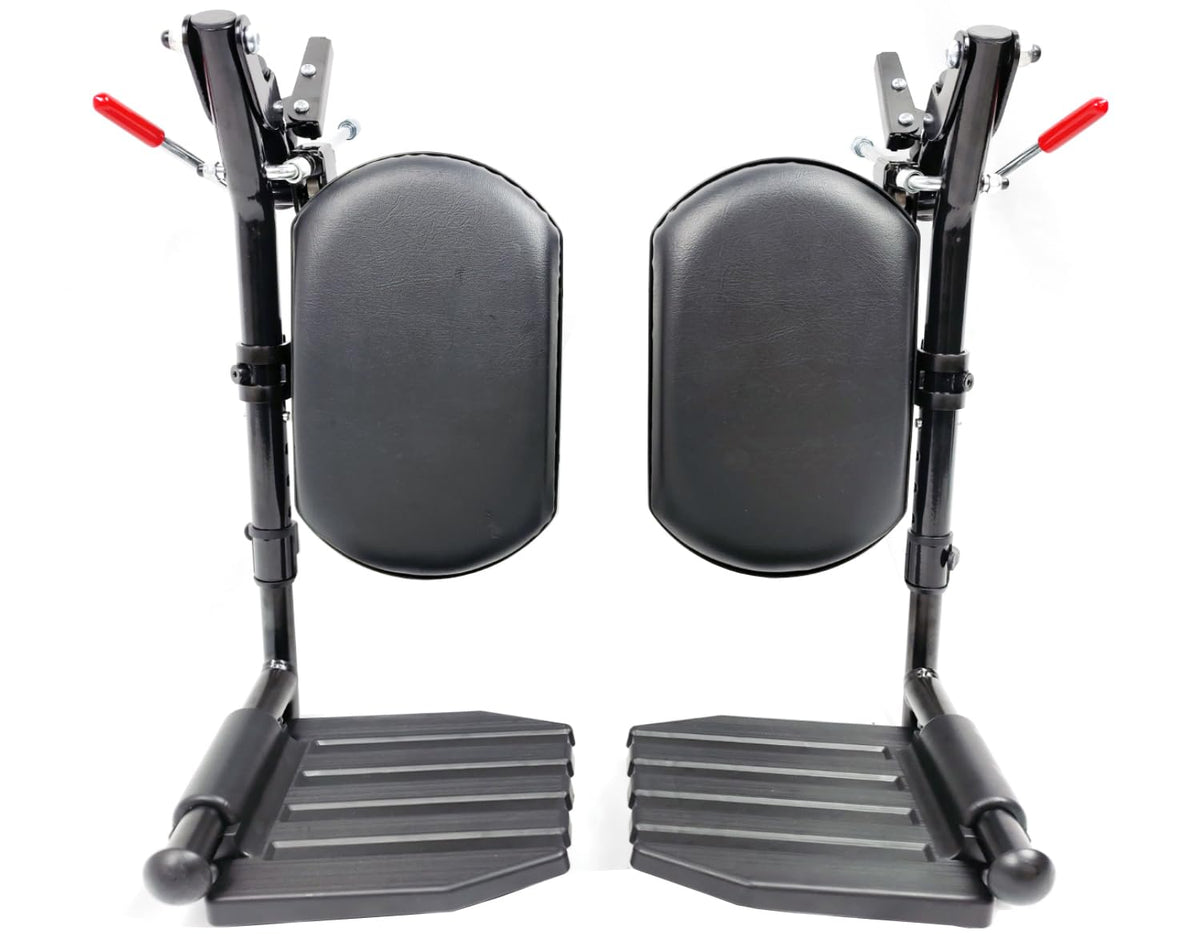 Black Padded Wheelchair Elevating Leg Rest Y6053
