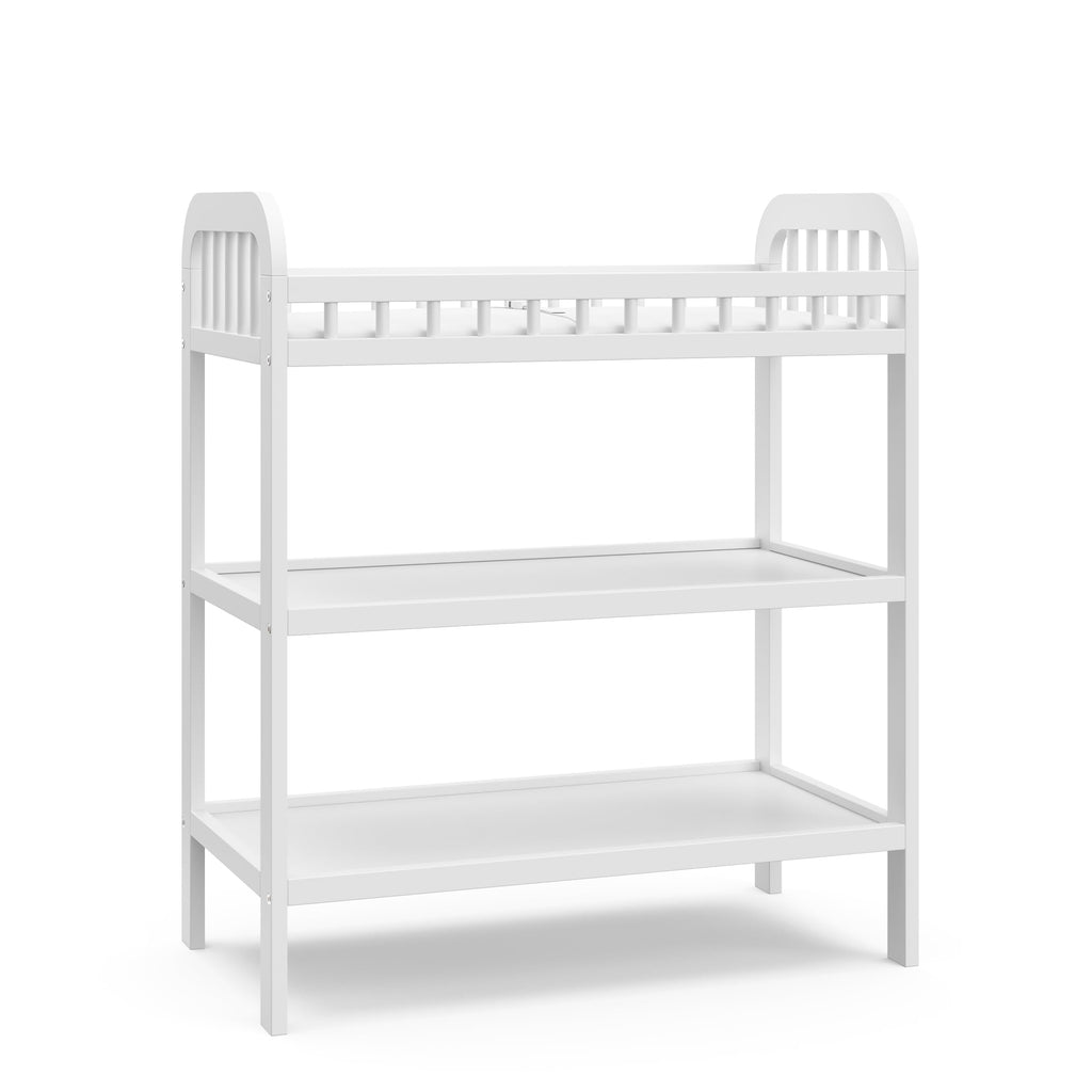 White Changing Table with Changing Pad J410