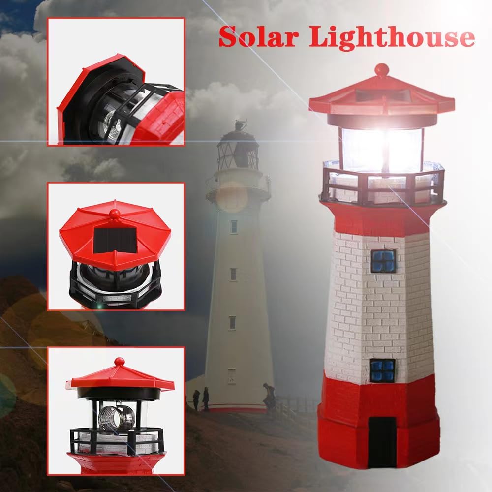 Solar Lighthouse Decorative Lights U564