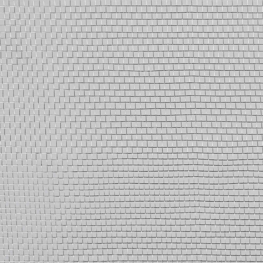 Aluminum Mesh Screen 39.4"x196.9" Silver T6234