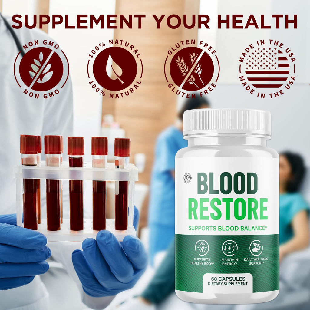3 Pack Blood Restore Capsules 180 Capsules A33545