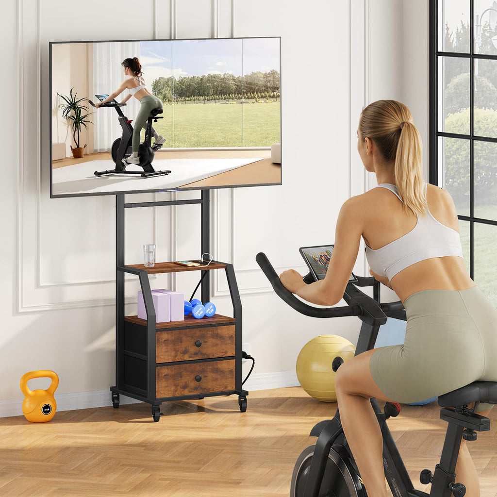 Rolling TV Stand for 32-55 Inch TVs L7031