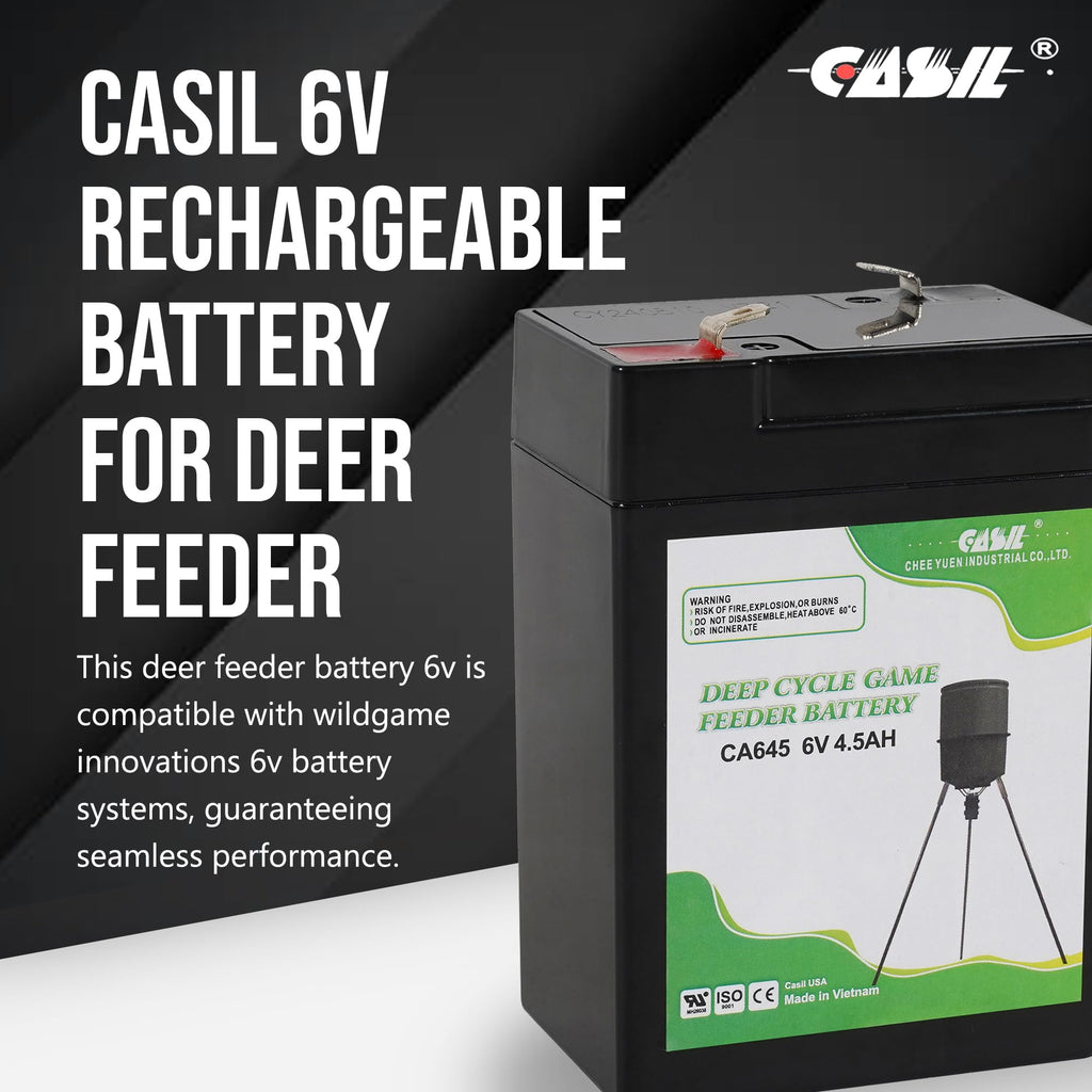 6V 4.5ah Rechargeable Battery F8636