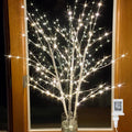 Lighted Birch White Tree Branches 33IN 180LED with Timer F638130