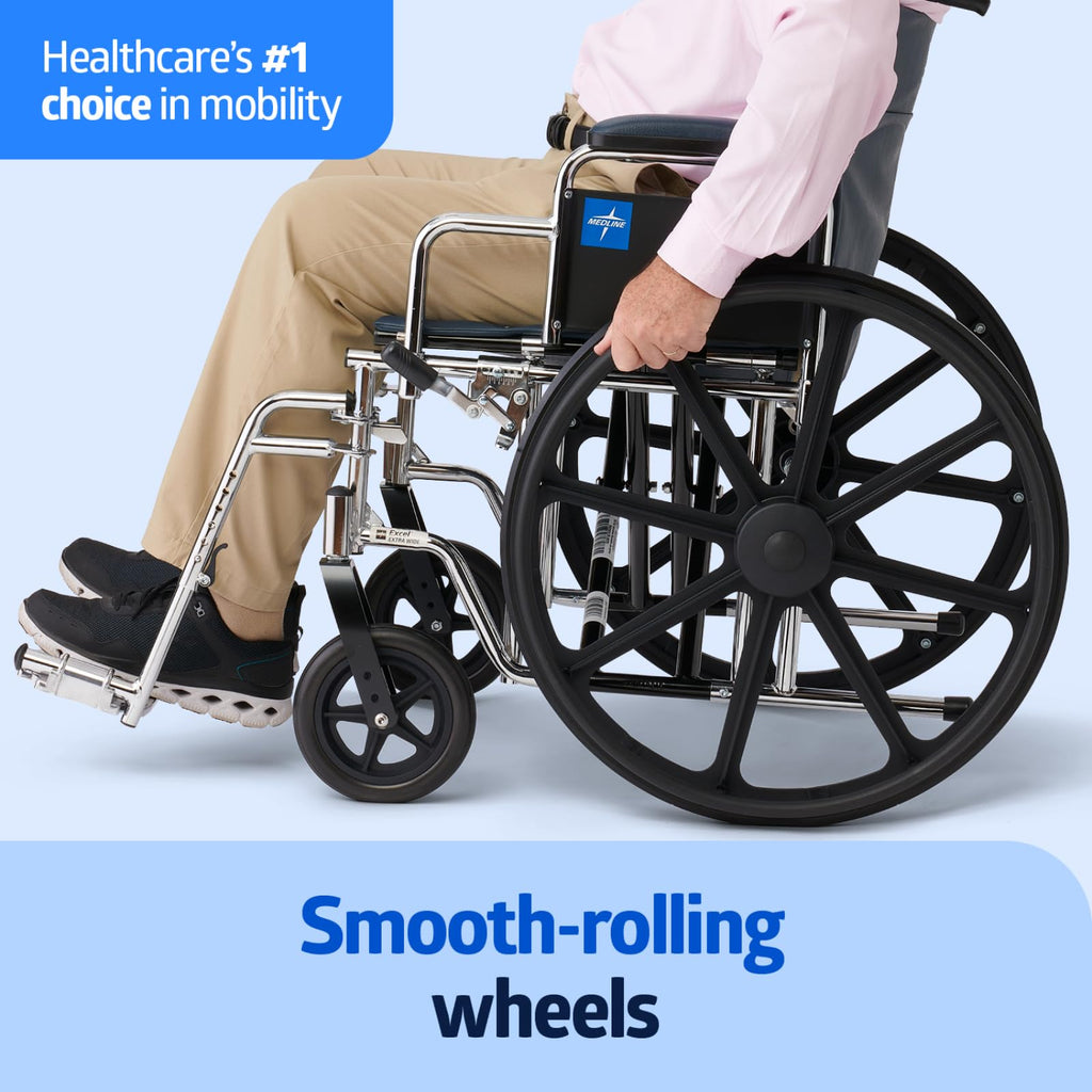 Extra-Wide Bariatric Wheelchair with 24" Wide Seat Z984