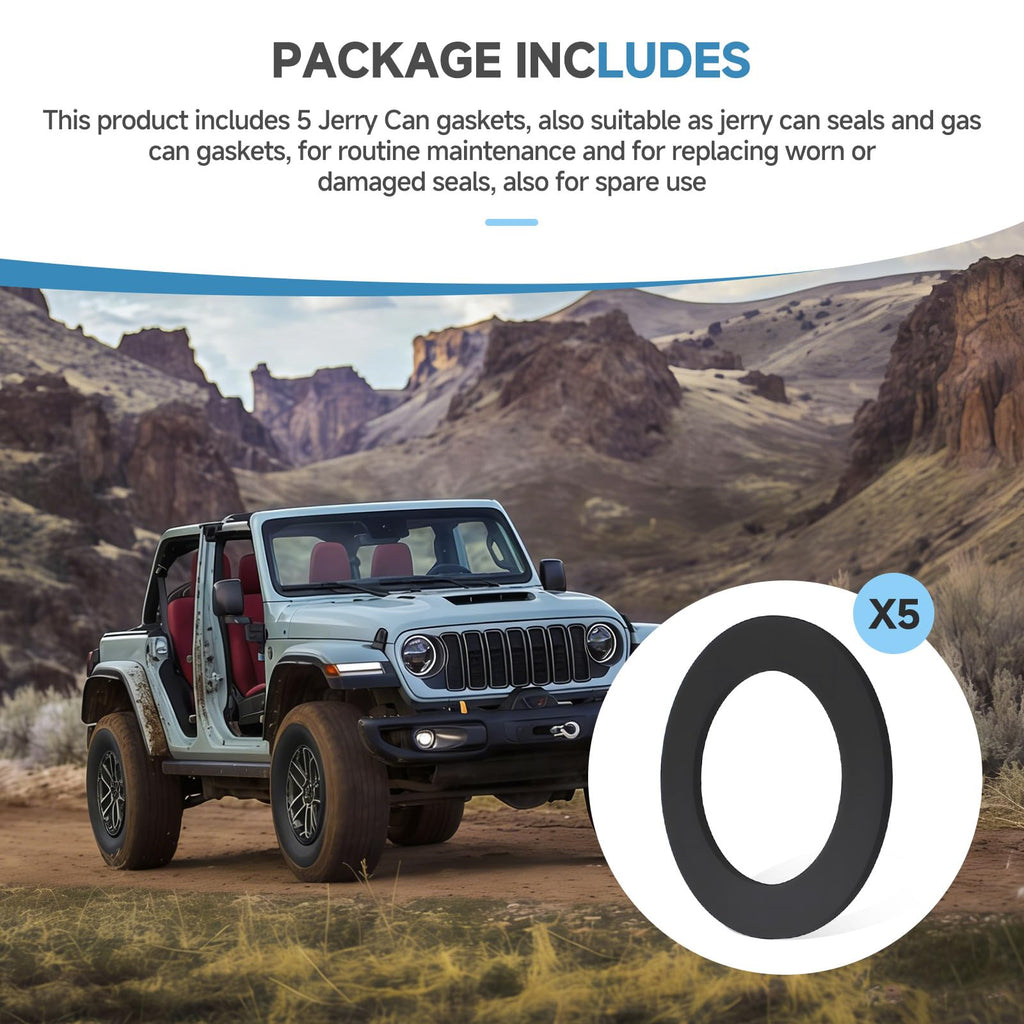 Jerry Can Gaskets 5-Pack W8033