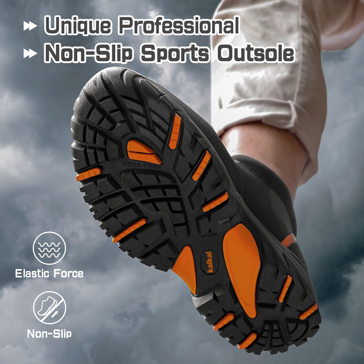 Men's Waterproof Insulated Rubber Ankle Boots G345923