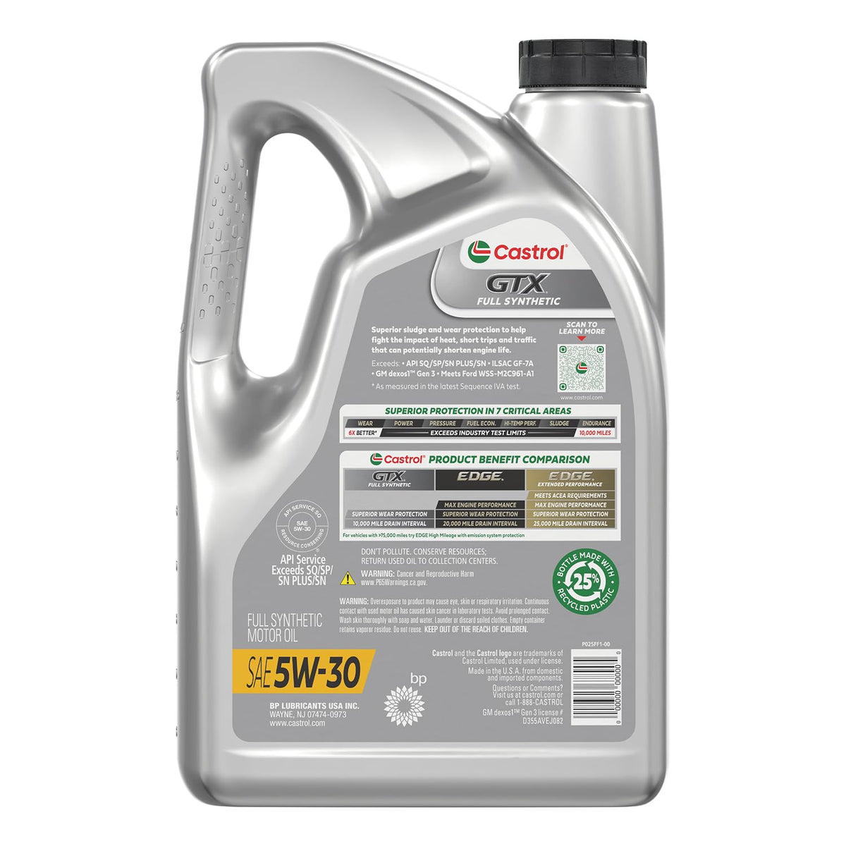 Full Synthetic 5W-30 Motor Oil, 5 Quarts V1370