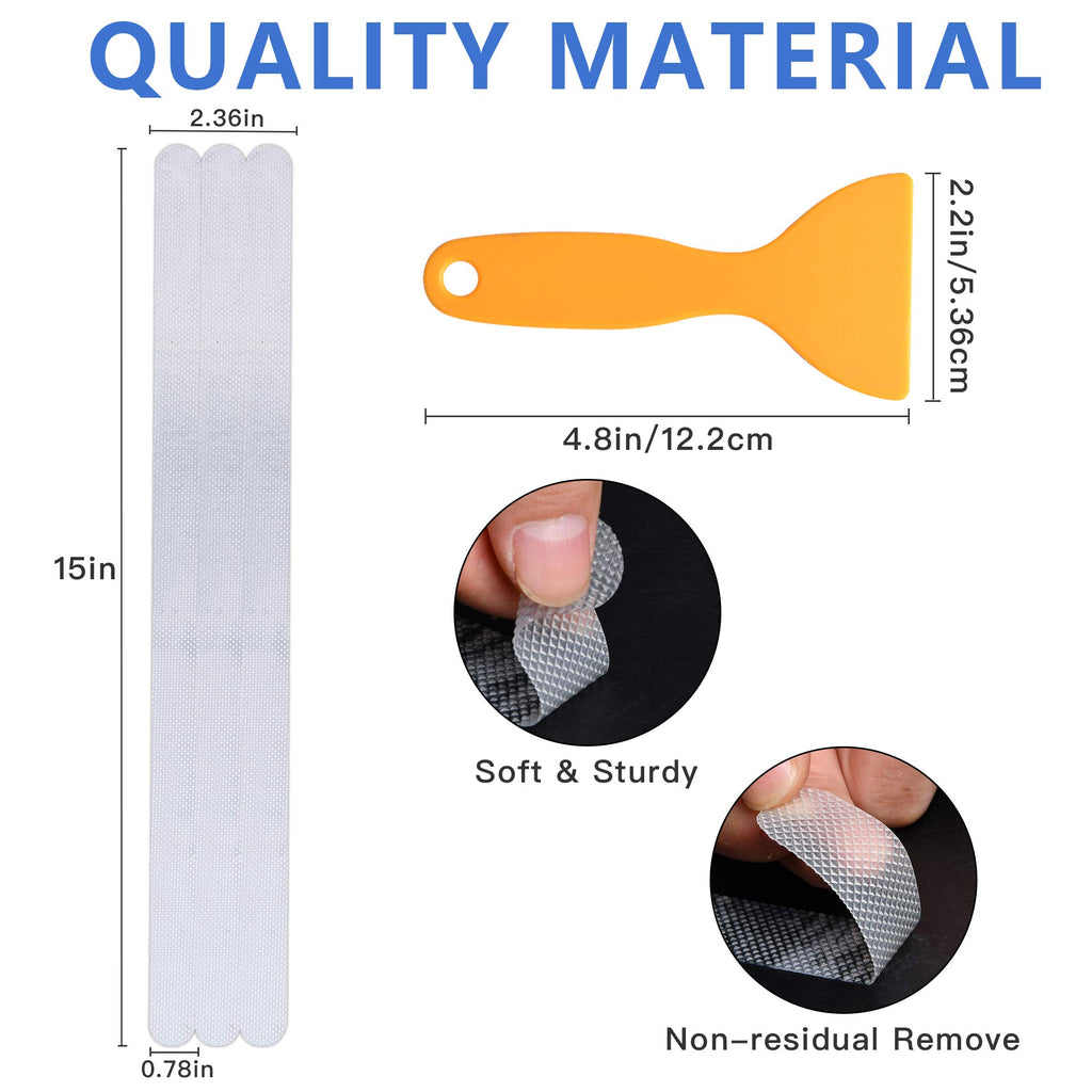 24 PCS Non Slip Adhesive Bathtub Stickers O5652