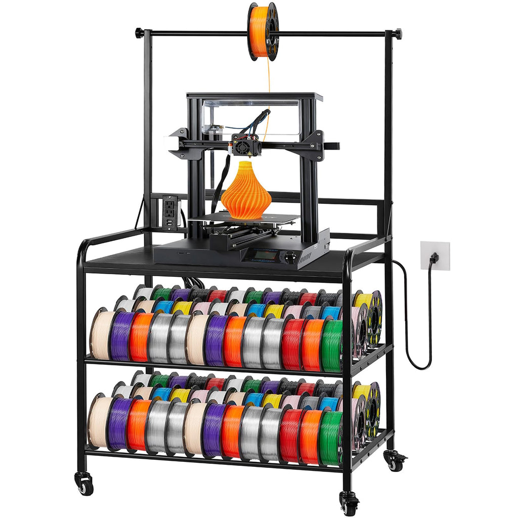 3-Tier Filament Storage Rack with Wheels G898