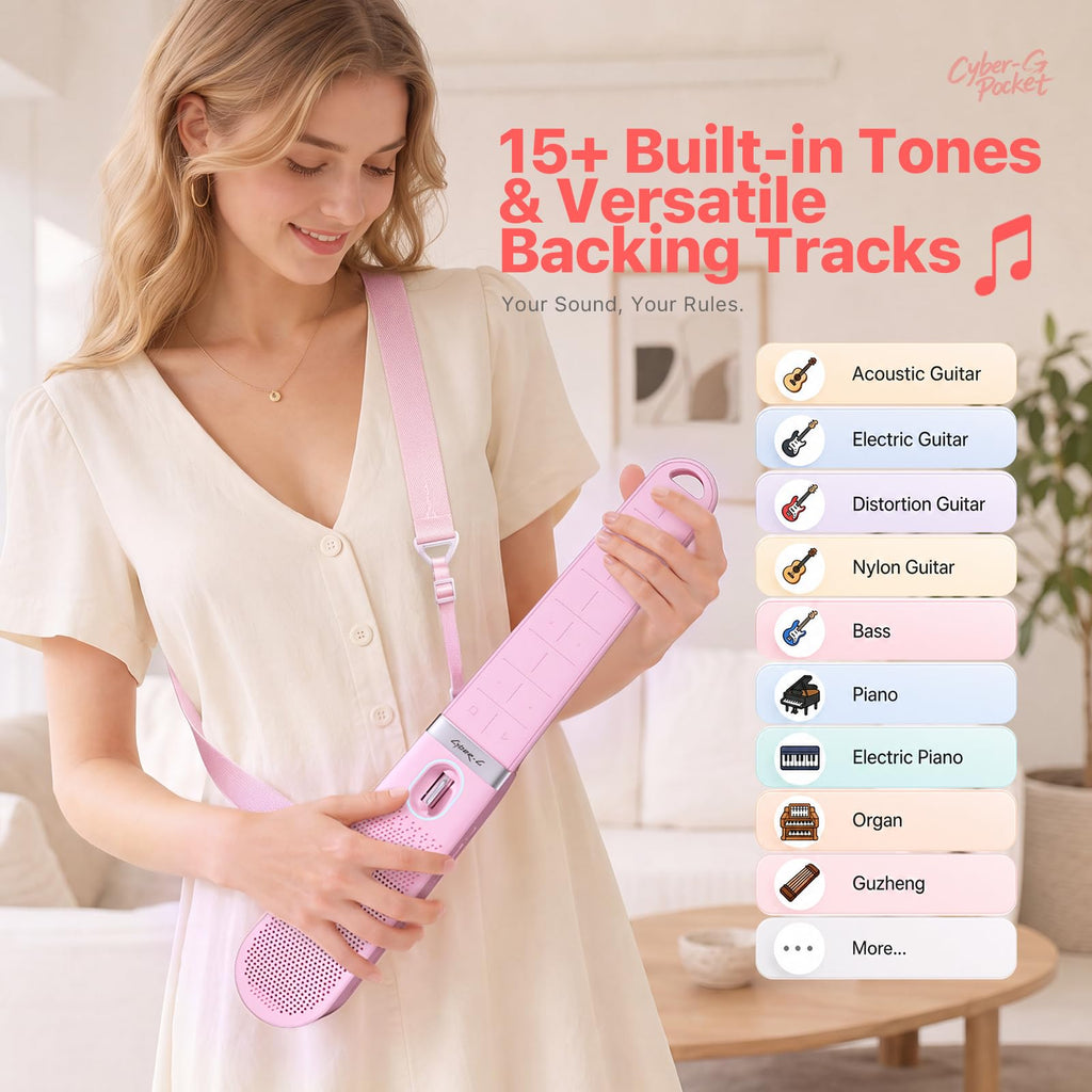 Pocket Guitar with Built-in Speaker X239785