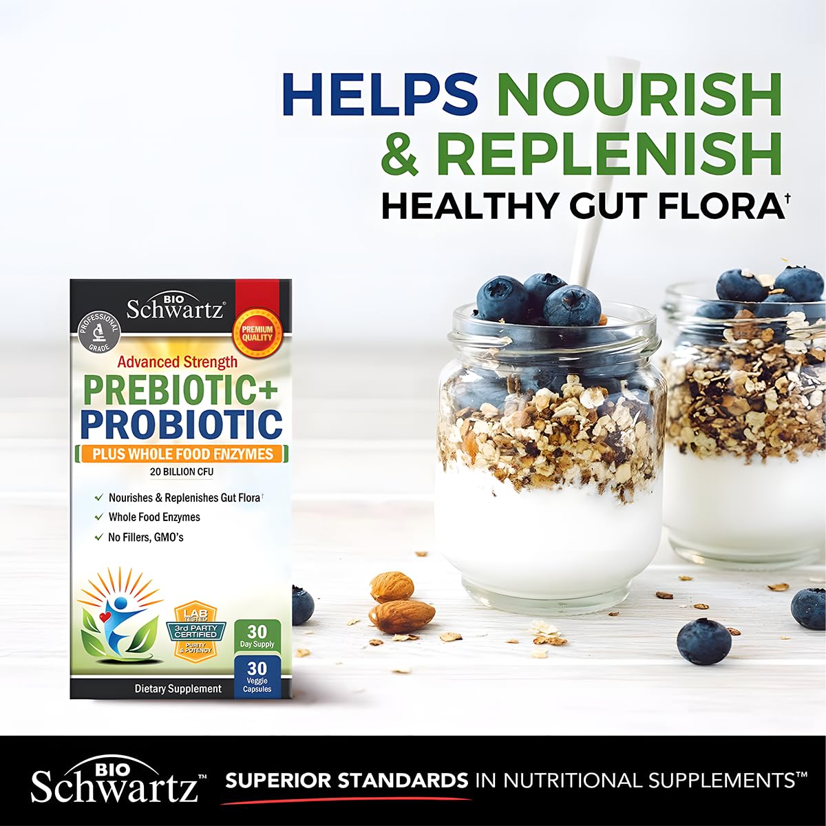 Prebiotics & Probiotics 30 Capsules D951