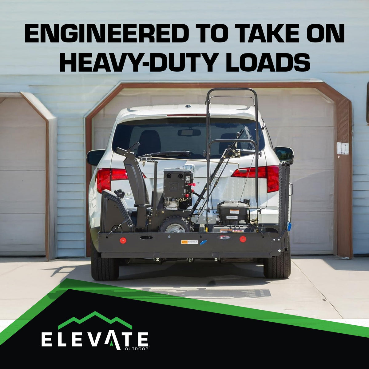 Folding Hitch Cargo Carrier with 60" Ramp H833