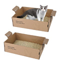 2 Pack Large Cardboard Cat Litter Box N7550