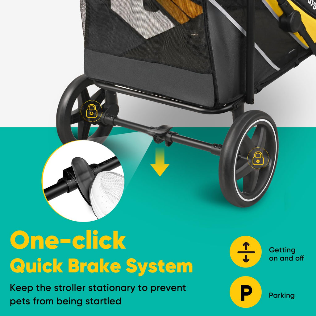 Dog Stroller for Large Medium Dogs up to 80 lbs L204094