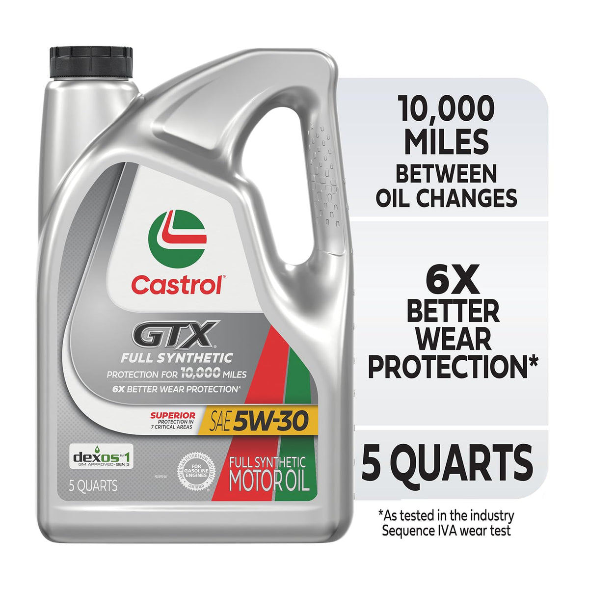 Full Synthetic 5W-30 Motor Oil, 5 Quarts V1370