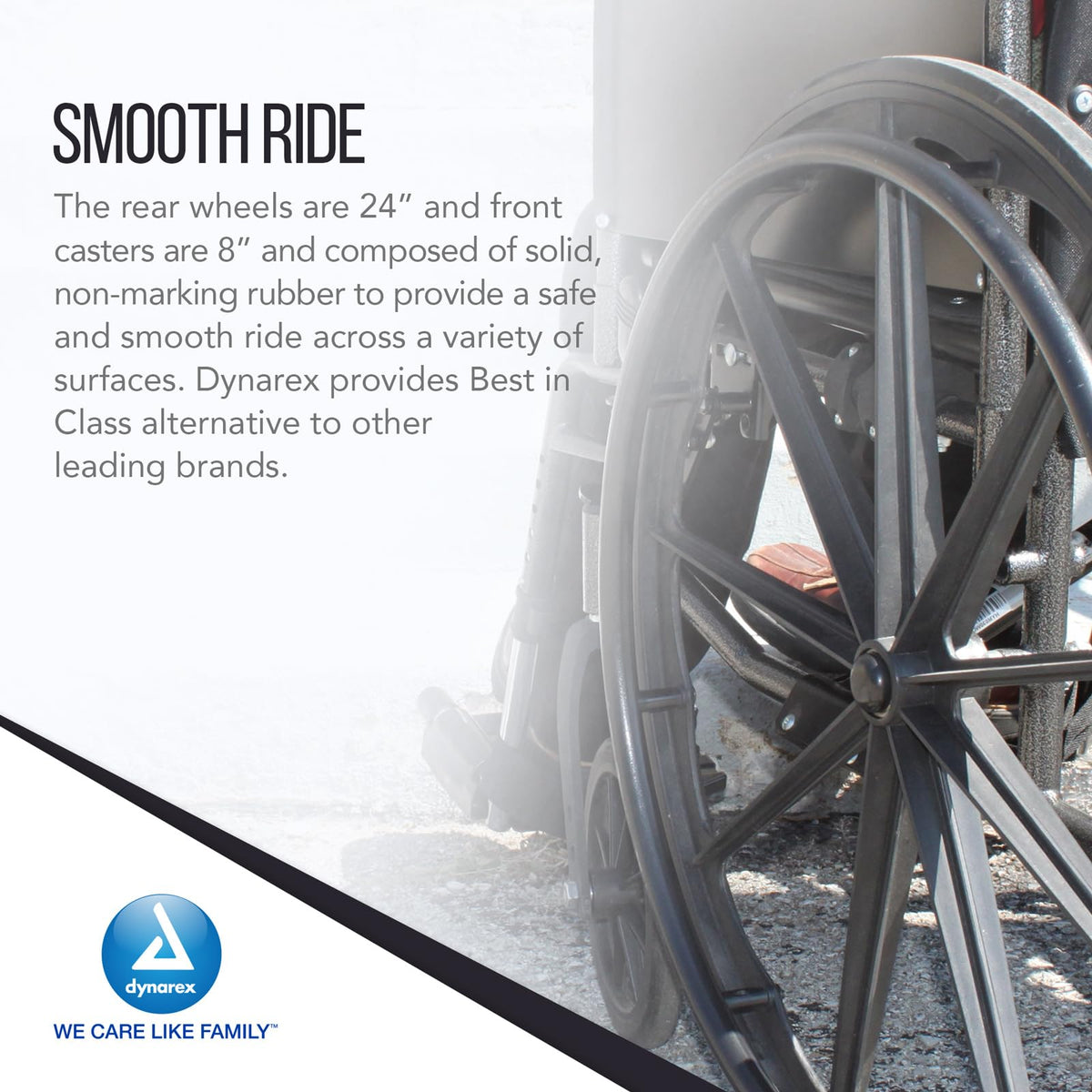 Black Nylon Wheelchair with Elevated Leg Rest D98895